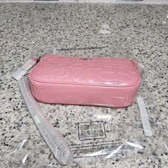 Coach Nolita 19 In Signature Leather With Heart Charm (Pink) - Picture 6 of 13